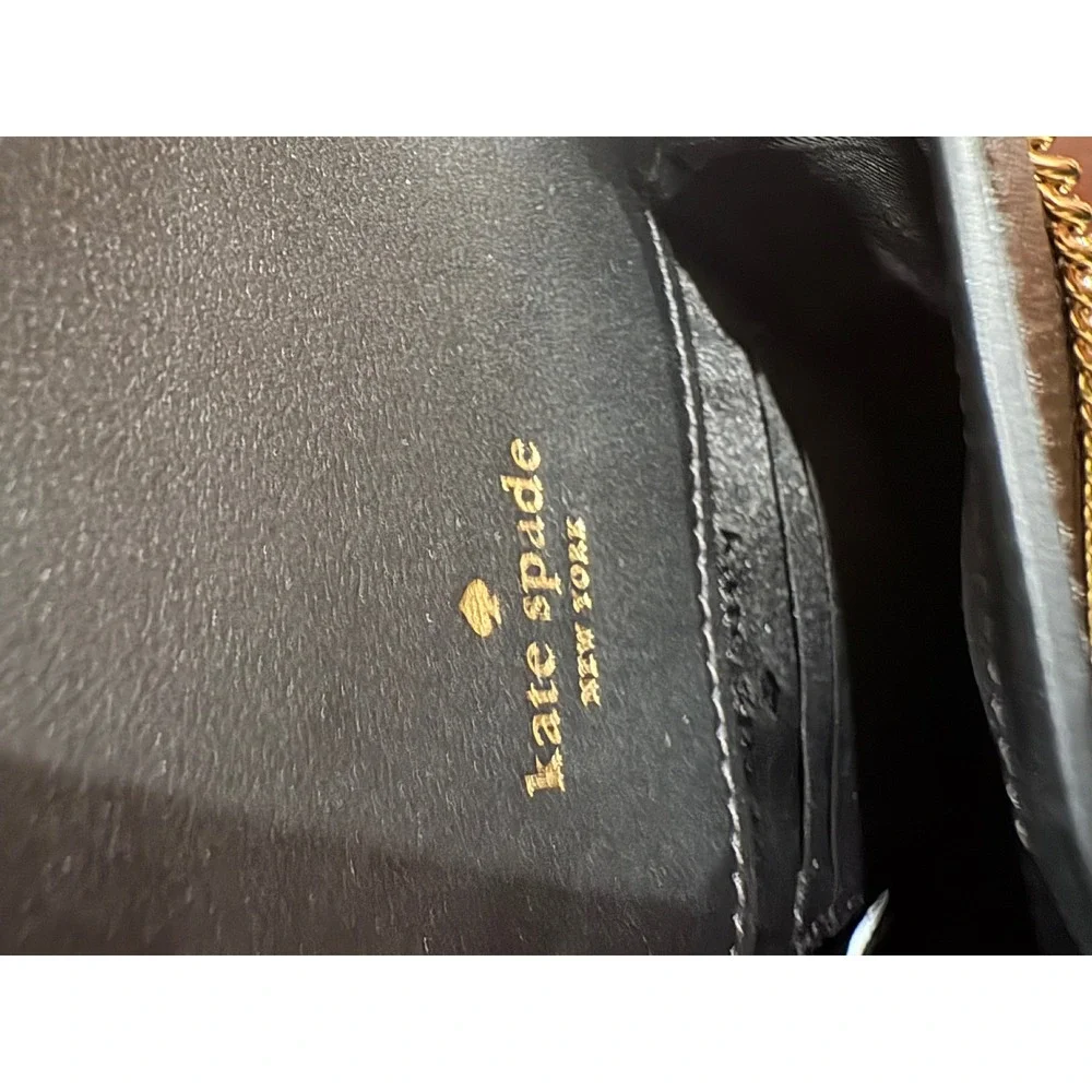 NWOT Kate Spade Madison Black Saffiano Leather Phone Crossbody Bag KK152